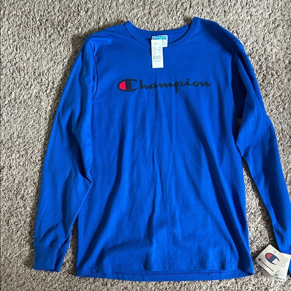 Champion Kids Royal Blue Long Sleeve Tee